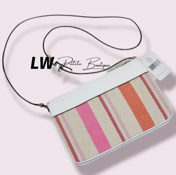 Kate Spade NY Leila Canvas Triple Gusset Crossbody - Picture 4 of 9